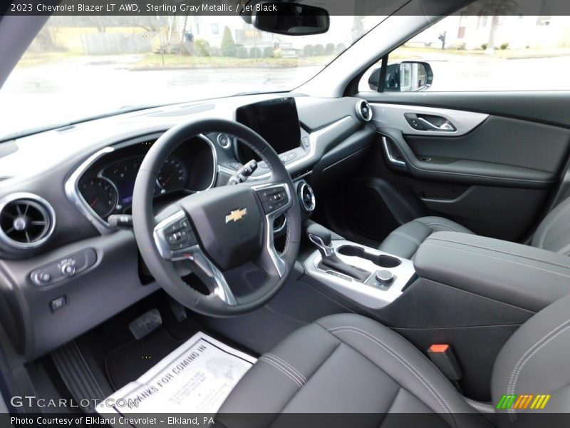 Sterling Gray Metallic / Jet Black 2023 Chevrolet Blazer LT AWD