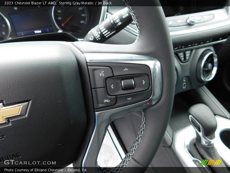 Sterling Gray Metallic / Jet Black 2023 Chevrolet Blazer LT AWD