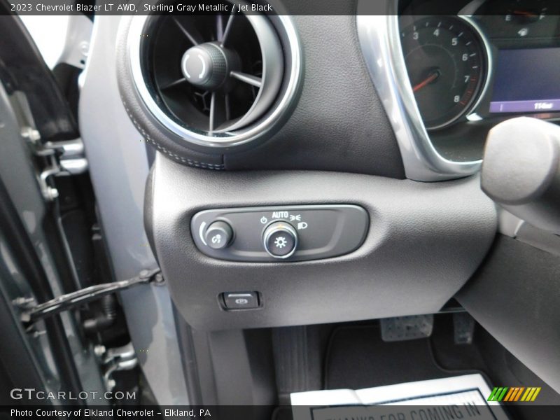 Sterling Gray Metallic / Jet Black 2023 Chevrolet Blazer LT AWD