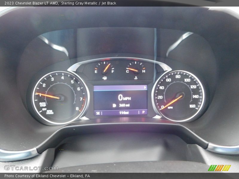 Sterling Gray Metallic / Jet Black 2023 Chevrolet Blazer LT AWD