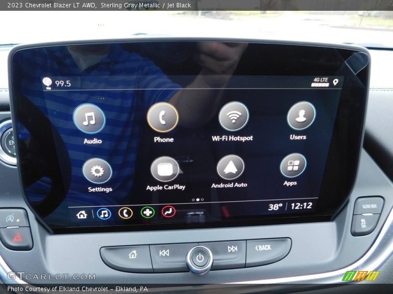 Sterling Gray Metallic / Jet Black 2023 Chevrolet Blazer LT AWD