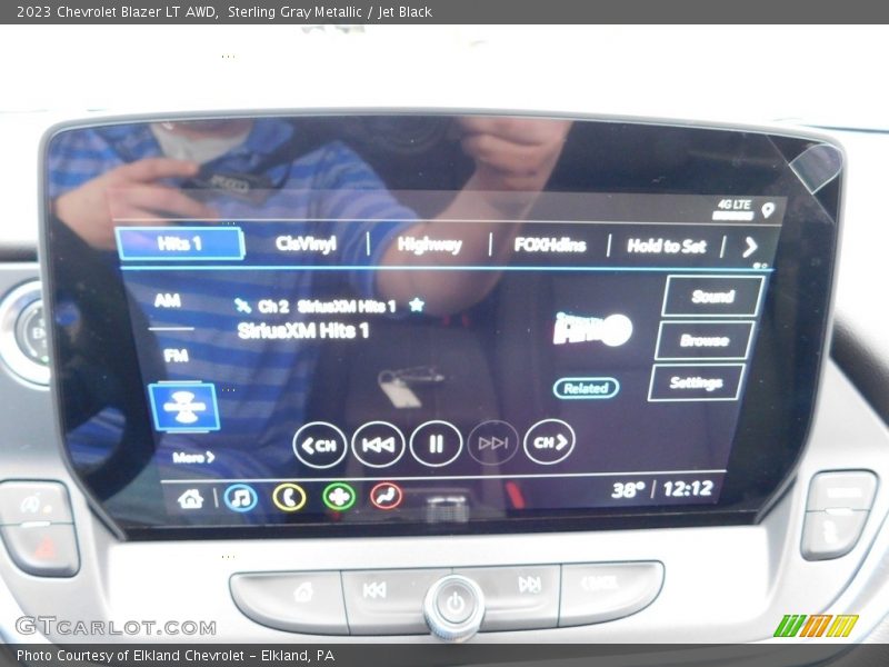 Sterling Gray Metallic / Jet Black 2023 Chevrolet Blazer LT AWD