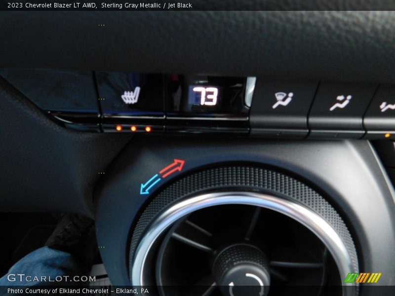 Sterling Gray Metallic / Jet Black 2023 Chevrolet Blazer LT AWD
