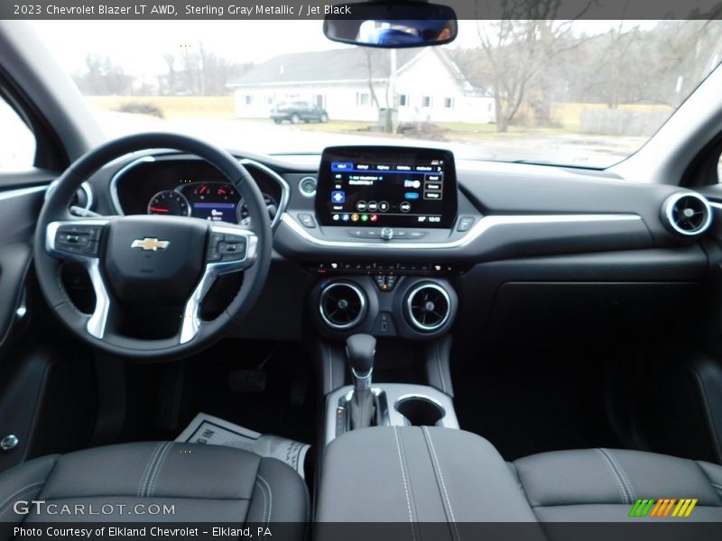 Sterling Gray Metallic / Jet Black 2023 Chevrolet Blazer LT AWD
