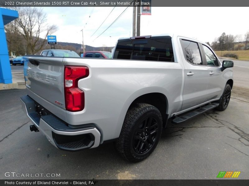 Silver Ice Metallic / Jet Black 2022 Chevrolet Silverado 1500 RST Crew Cab 4x4
