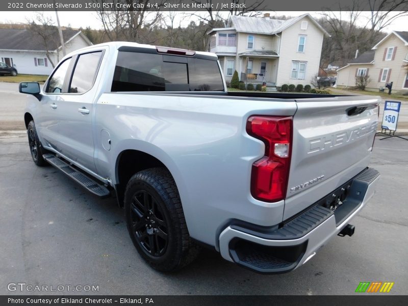 Silver Ice Metallic / Jet Black 2022 Chevrolet Silverado 1500 RST Crew Cab 4x4