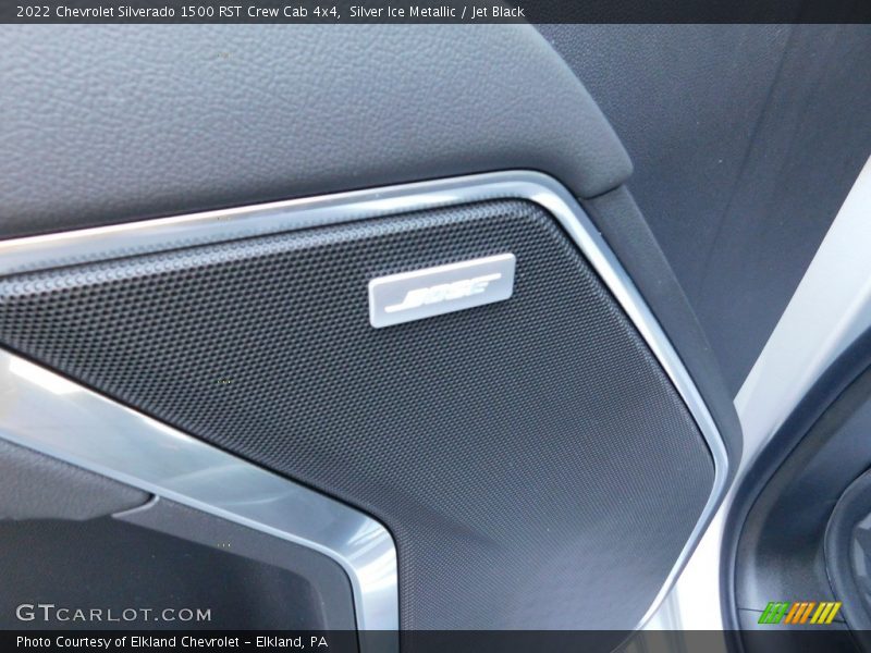 Silver Ice Metallic / Jet Black 2022 Chevrolet Silverado 1500 RST Crew Cab 4x4