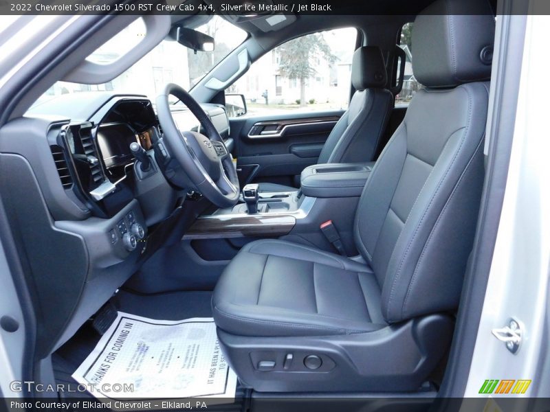  2022 Silverado 1500 RST Crew Cab 4x4 Jet Black Interior