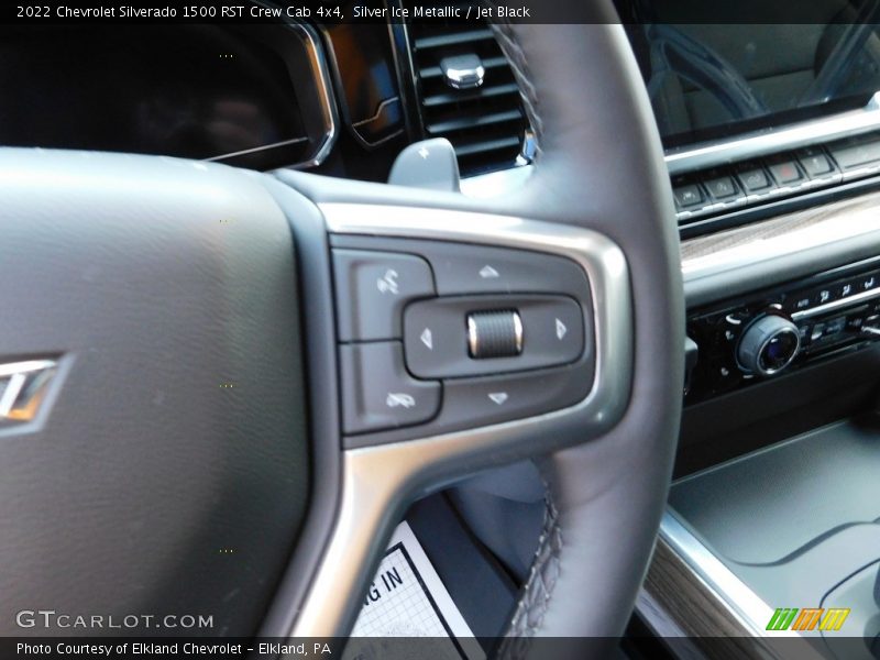 Silver Ice Metallic / Jet Black 2022 Chevrolet Silverado 1500 RST Crew Cab 4x4
