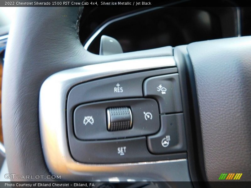 Silver Ice Metallic / Jet Black 2022 Chevrolet Silverado 1500 RST Crew Cab 4x4