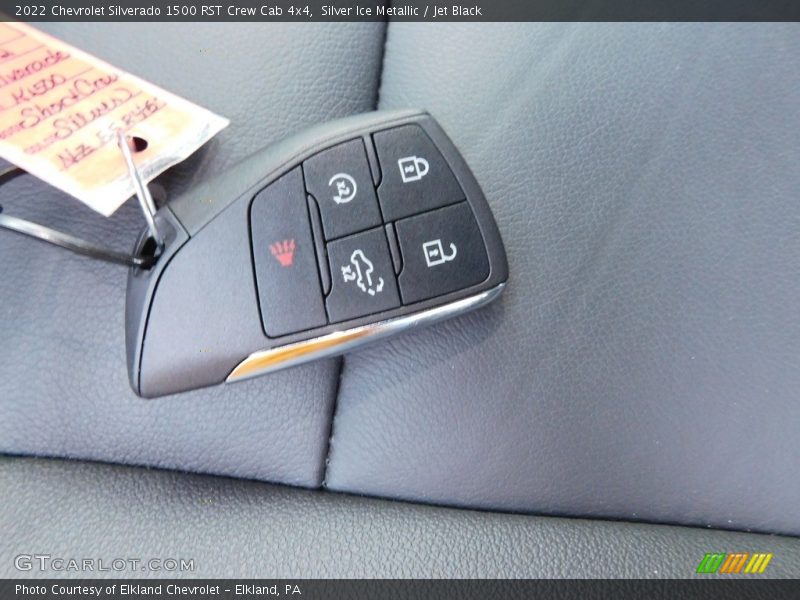 Silver Ice Metallic / Jet Black 2022 Chevrolet Silverado 1500 RST Crew Cab 4x4