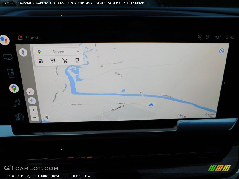 Silver Ice Metallic / Jet Black 2022 Chevrolet Silverado 1500 RST Crew Cab 4x4