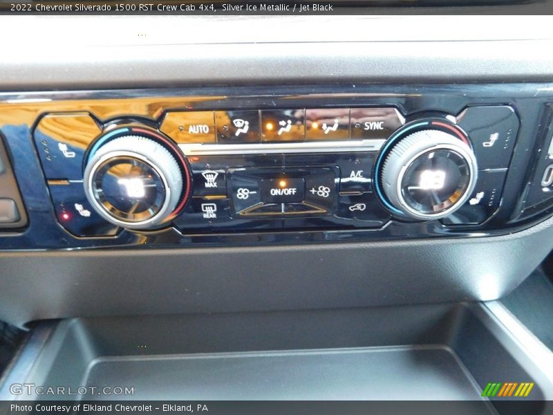 Silver Ice Metallic / Jet Black 2022 Chevrolet Silverado 1500 RST Crew Cab 4x4