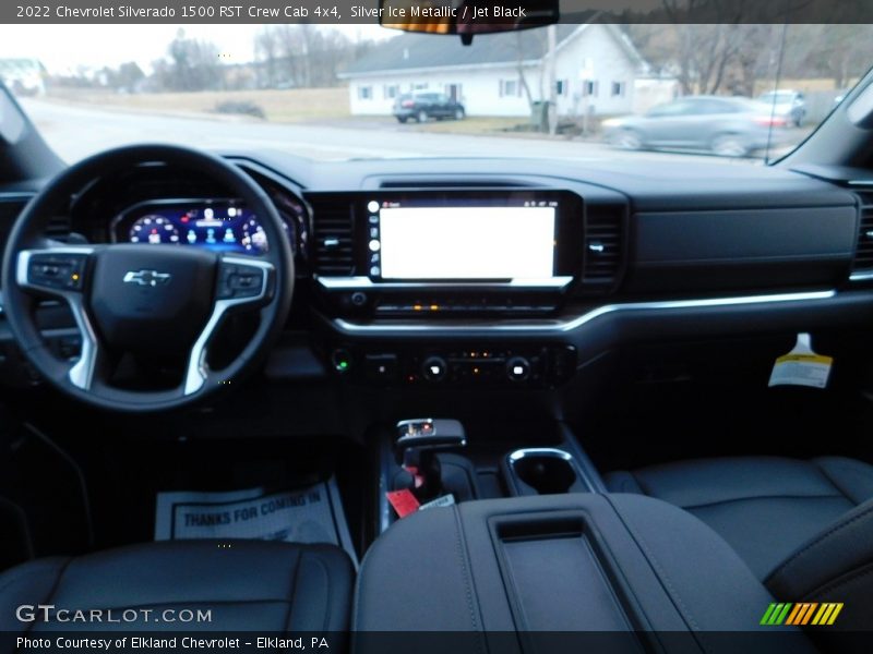 Silver Ice Metallic / Jet Black 2022 Chevrolet Silverado 1500 RST Crew Cab 4x4