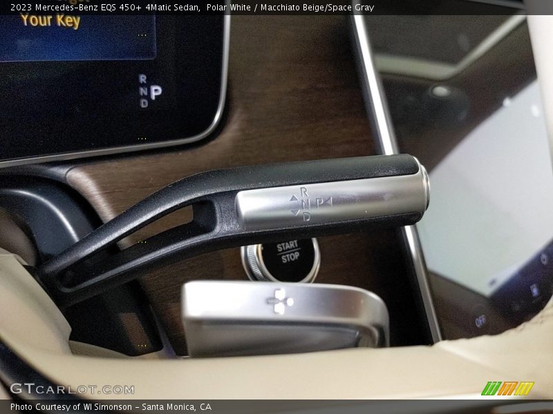 Controls of 2023 EQS 450+ 4Matic Sedan