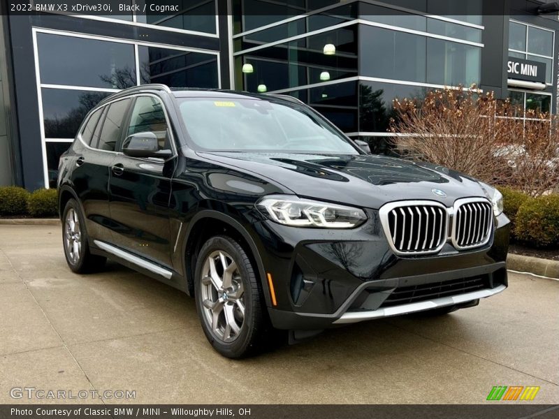Black / Cognac 2022 BMW X3 xDrive30i