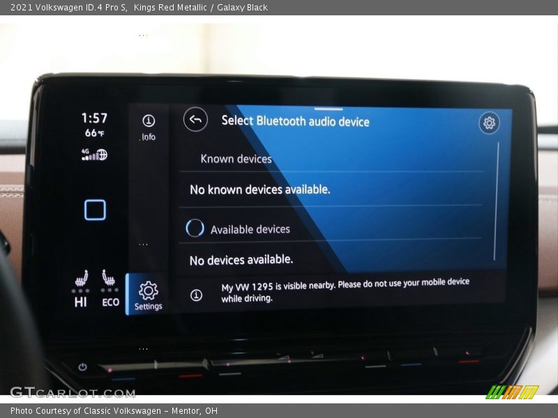 Controls of 2021 ID.4 Pro S