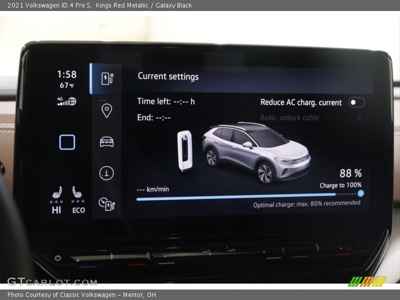 Controls of 2021 ID.4 Pro S