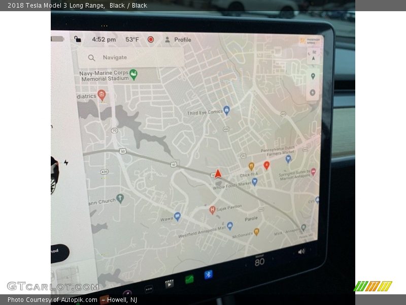 Navigation of 2018 Model 3 Long Range