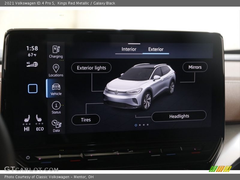 Controls of 2021 ID.4 Pro S