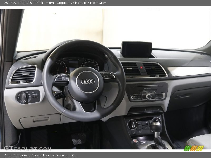 Utopia Blue Metallic / Rock Gray 2018 Audi Q3 2.0 TFSI Premium