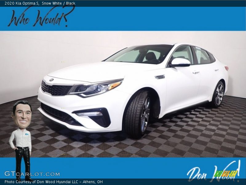 Snow White / Black 2020 Kia Optima S