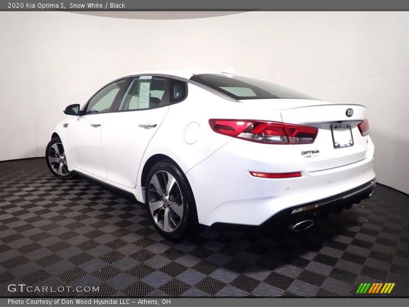 Snow White / Black 2020 Kia Optima S