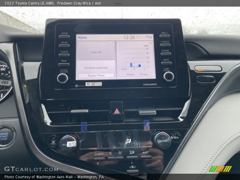 Controls of 2023 Camry LE AWD