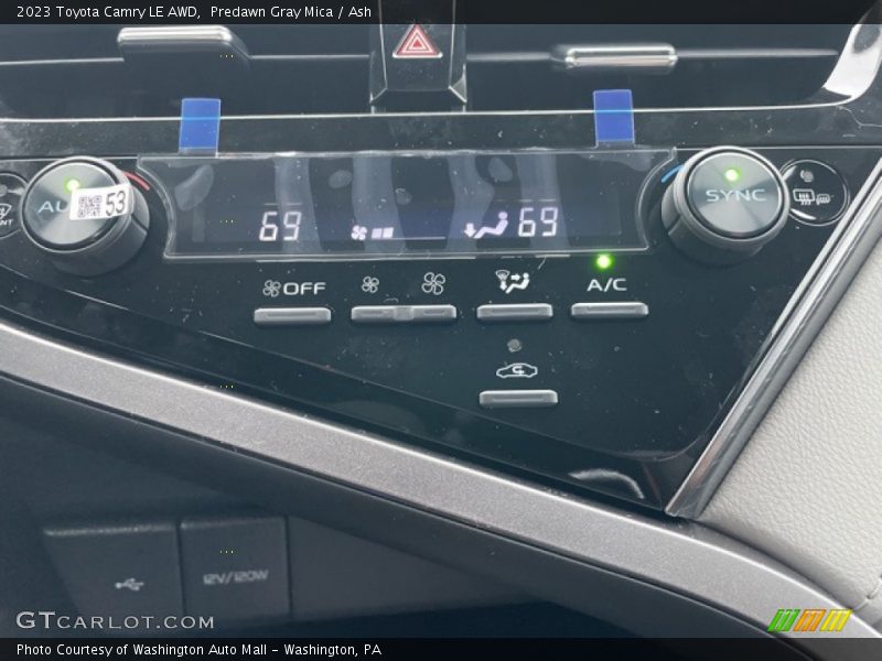 Predawn Gray Mica / Ash 2023 Toyota Camry LE AWD
