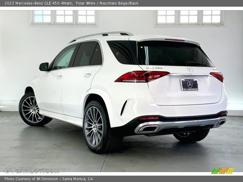 Polar White / Macchiato Beige/Black 2023 Mercedes-Benz GLE 450 4Matic