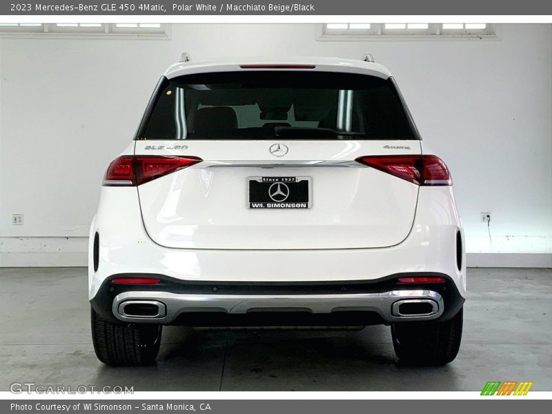 Polar White / Macchiato Beige/Black 2023 Mercedes-Benz GLE 450 4Matic