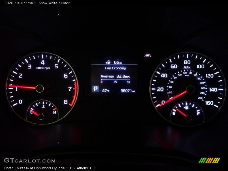 Snow White / Black 2020 Kia Optima S