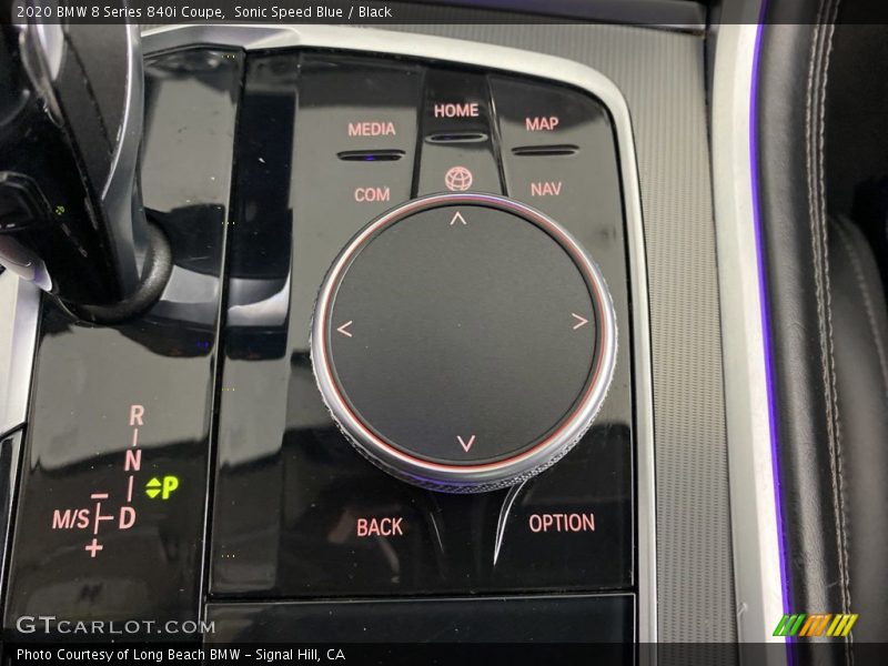 Controls of 2020 8 Series 840i Coupe