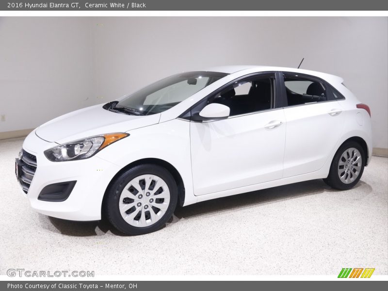 Ceramic White / Black 2016 Hyundai Elantra GT