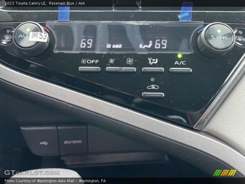 Controls of 2023 Camry LE