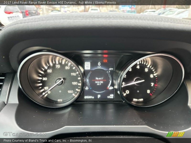  2017 Range Rover Evoque HSE Dynamic HSE Dynamic Gauges