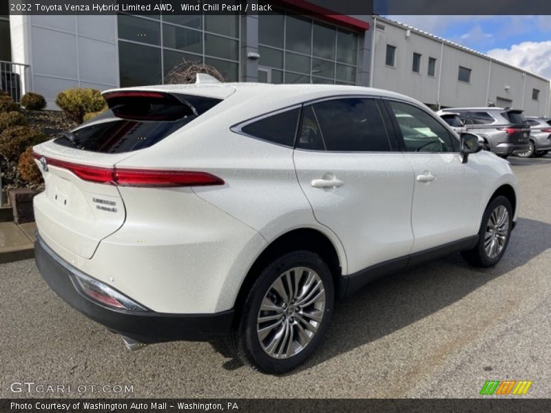 Wind Chill Pearl / Black 2022 Toyota Venza Hybrid Limited AWD