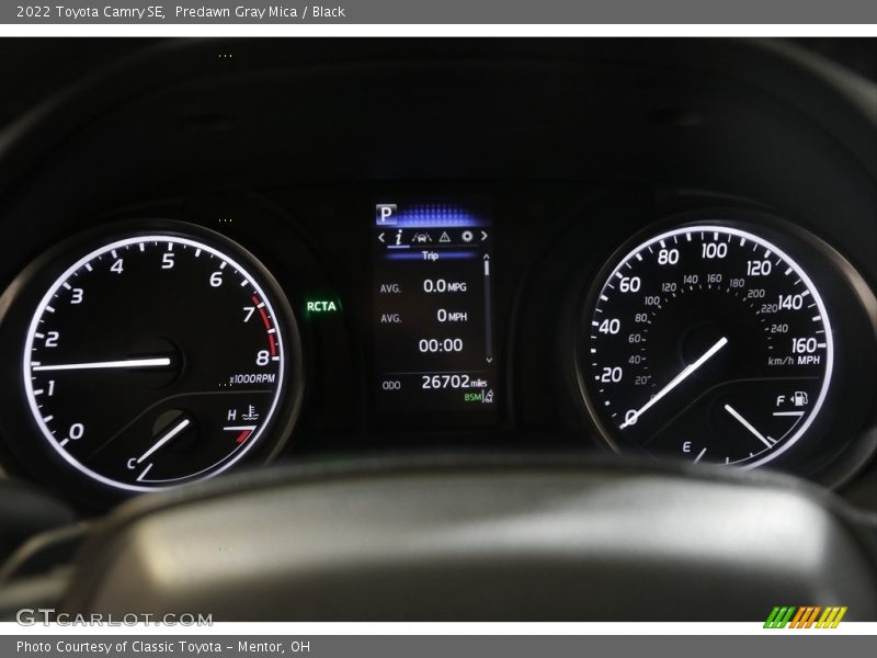 Predawn Gray Mica / Black 2022 Toyota Camry SE