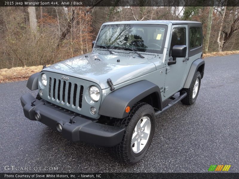 Anvil / Black 2015 Jeep Wrangler Sport 4x4