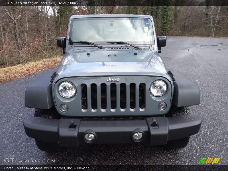 Anvil / Black 2015 Jeep Wrangler Sport 4x4