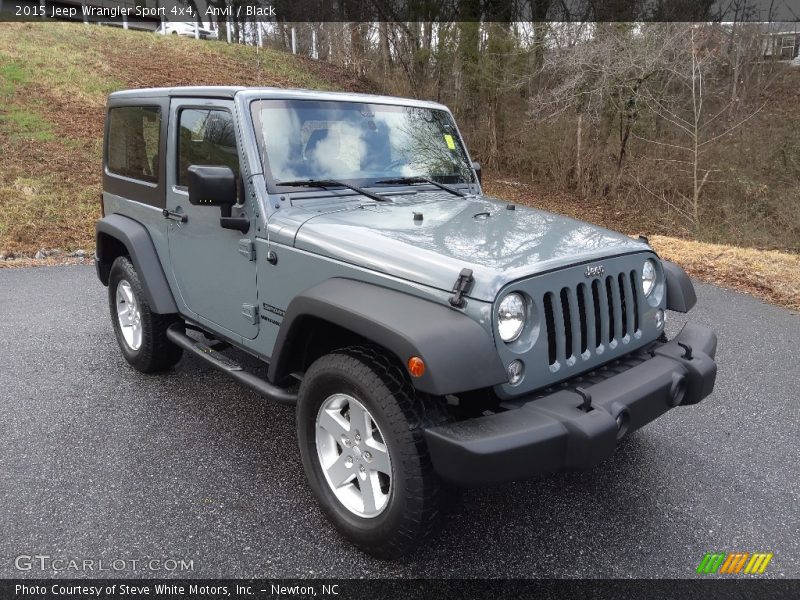 Anvil / Black 2015 Jeep Wrangler Sport 4x4