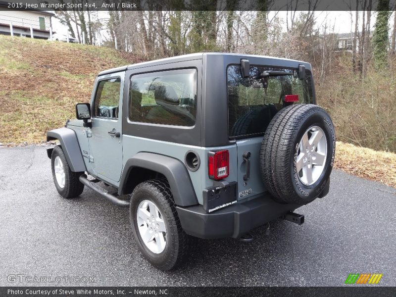 Anvil / Black 2015 Jeep Wrangler Sport 4x4