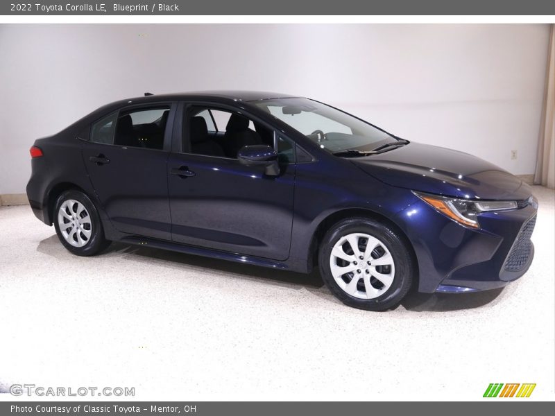 Blueprint / Black 2022 Toyota Corolla LE
