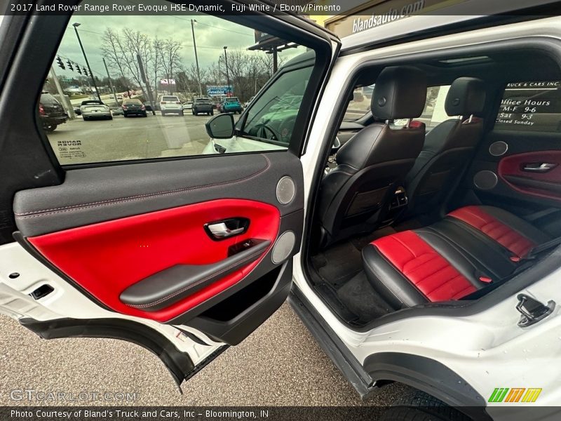 Rear Seat of 2017 Range Rover Evoque HSE Dynamic
