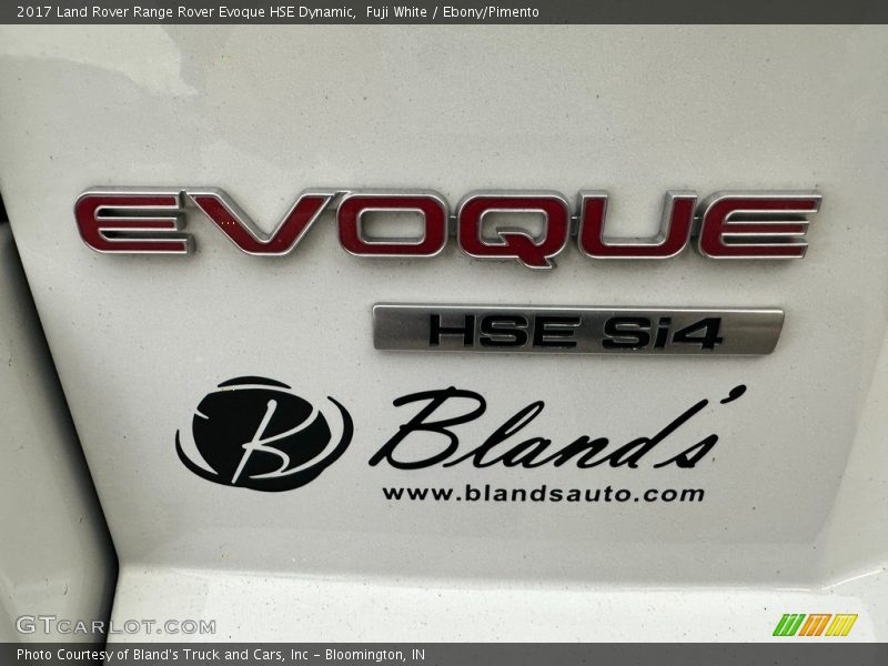 Fuji White / Ebony/Pimento 2017 Land Rover Range Rover Evoque HSE Dynamic