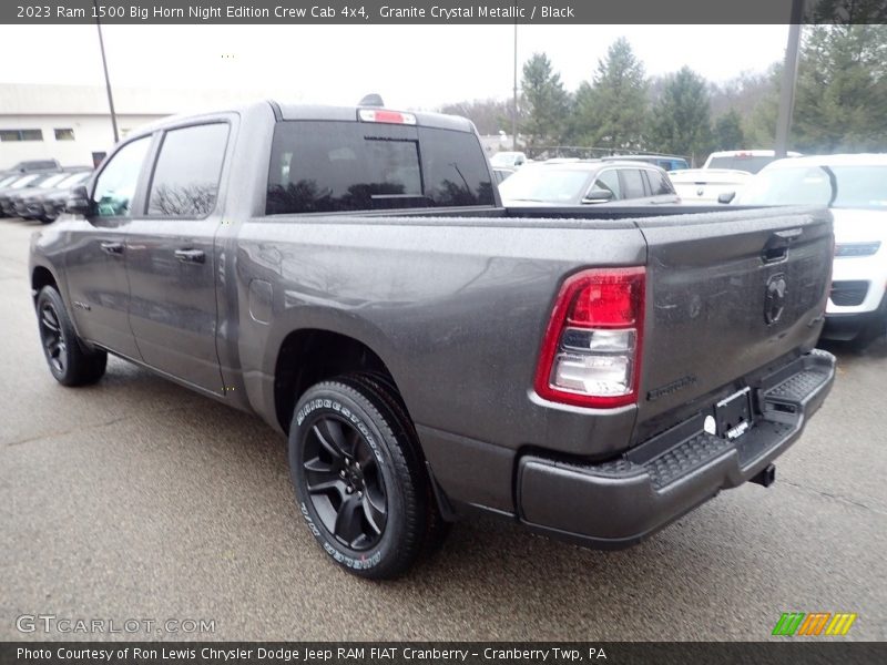 Granite Crystal Metallic / Black 2023 Ram 1500 Big Horn Night Edition Crew Cab 4x4