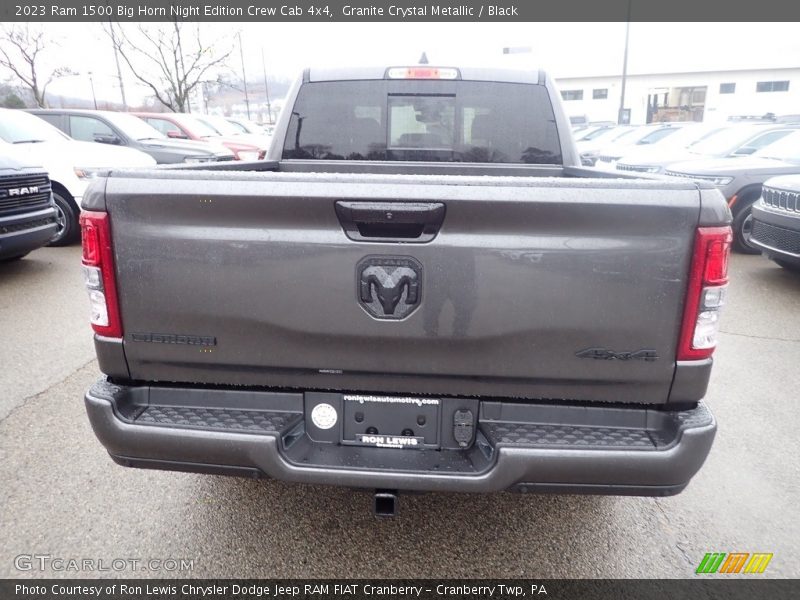 Granite Crystal Metallic / Black 2023 Ram 1500 Big Horn Night Edition Crew Cab 4x4