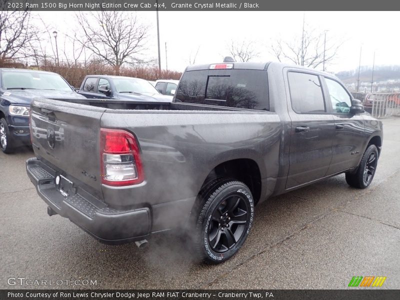 Granite Crystal Metallic / Black 2023 Ram 1500 Big Horn Night Edition Crew Cab 4x4
