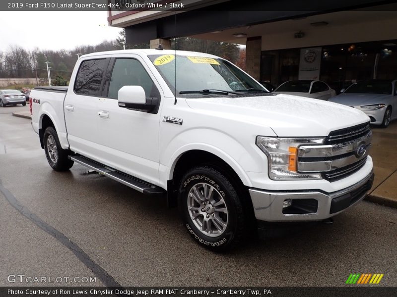 Oxford White / Black 2019 Ford F150 Lariat SuperCrew 4x4