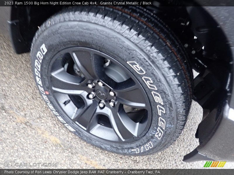 Granite Crystal Metallic / Black 2023 Ram 1500 Big Horn Night Edition Crew Cab 4x4